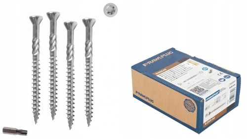 Przejdź do produktu Rawlplug R-DSX-A2 nierdzewne wkręty tarasowe 4,5x60 mm [200 szt]