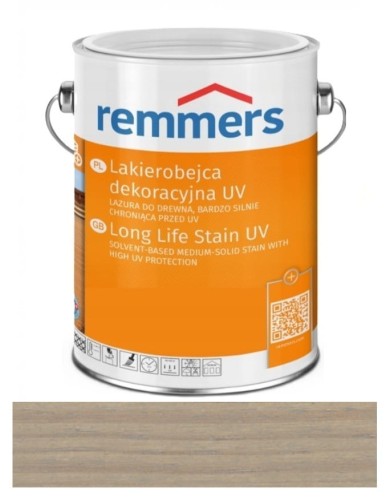 Przejdź do produktu Remmers - lakierobejca dekoracyjna UV SREBRNOSZARY 2,5L 