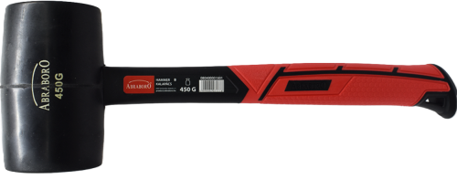Przejdź do produktu Abraboro młotek gumowy czarny 450g uchwyt Soft Grip