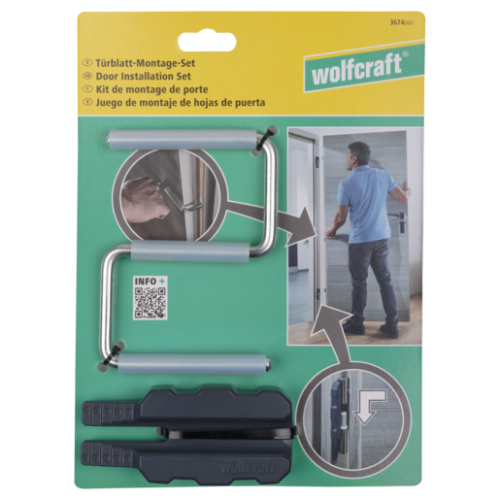 Przejdź do produktu Wolfcraft 3674000 - zestaw do montażu skrzydła drzwiowego