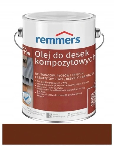 Przejdź do produktu Remmers - olej do desek kompozytowych BRĄZOWY  2,5L 