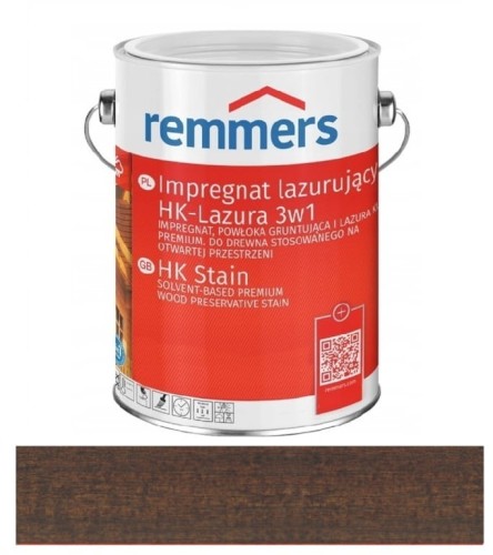 Przejdź do produktu Remmers HK-Lazura - impregnat do drewna 3w1 PALISANDER 10L