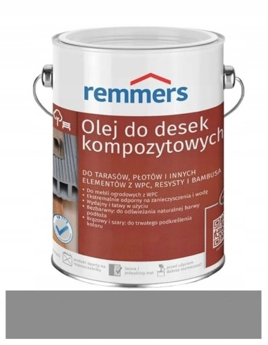 Przejdź do produktu Remmers - olej do desek kompozytowych SZARY 2,5L 