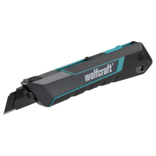 Przejdź do produktu Wolfcraft nóż z odłamywanym ostrzem 18mm PRO SAFETY 4290000