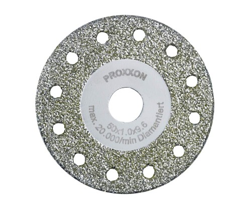 Przejdź do produktu Proxxon tarcza tnąca pokryta diamentem 50mm x 1mm 28557