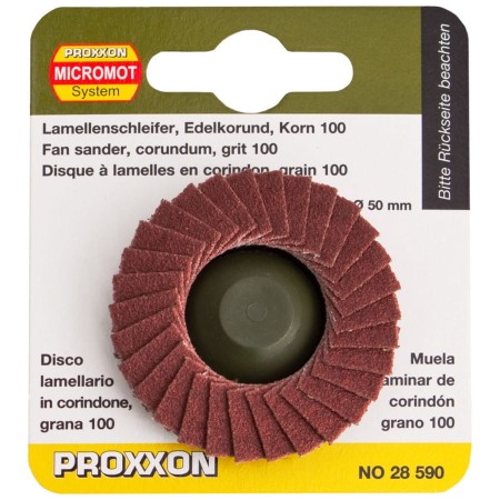 Proxxon 28590 tarcza szlifierska lamelowa z korundu 50mm w opakowaniu